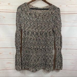 Soft Surroundings Pointella Open Knit Sweater